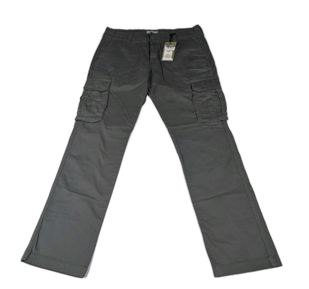 Goodfellow & Co Men's Gray Cargo Pants Straight Fit, Size 32W x 32L, 32x32, NWT